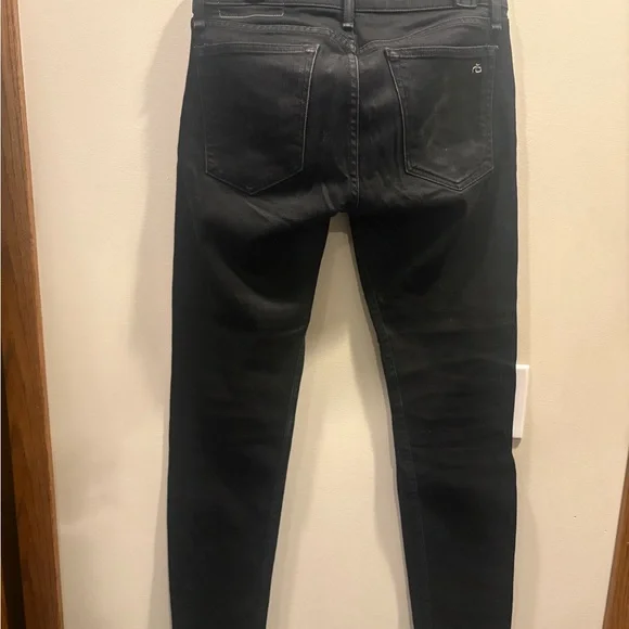 Rag & Bone fit 1 slim 30 black jeans - Picture 5 of 5